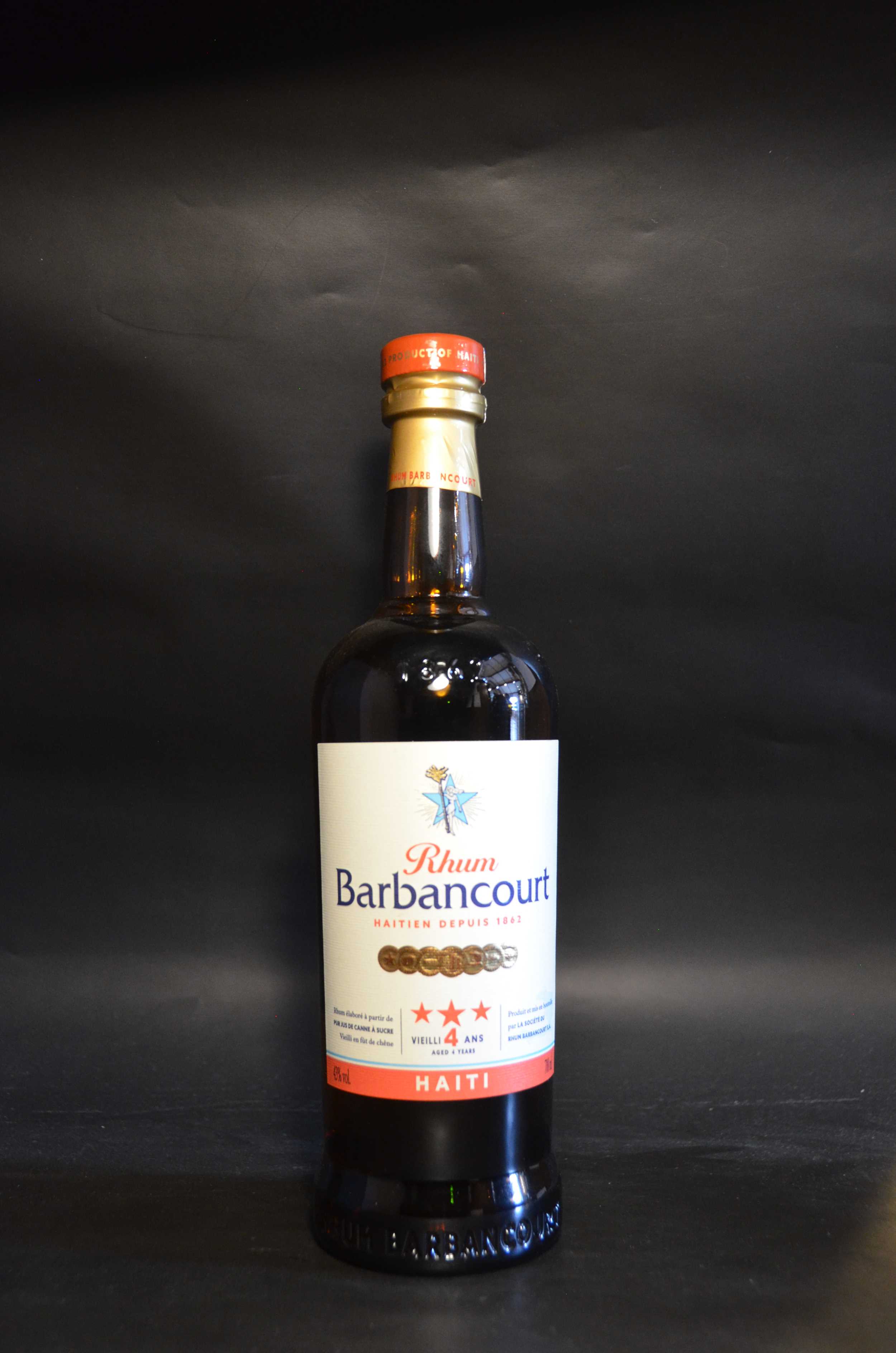 Grange aux vins - Barbancourt - 4 ans - 43° - 70 cl